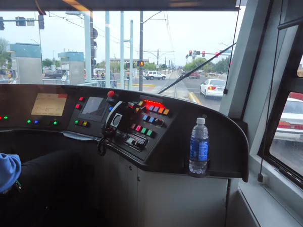 Three injured after vehicle collides with Phoenix light rail train near Central Avenue and Highland