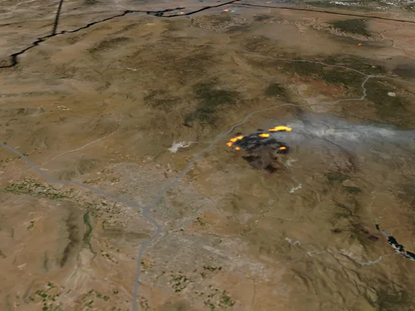 Large Fire Near Cave Creek and Cactus Roads Sends Dark Smoke Over North Phoenix Monday Afternoon